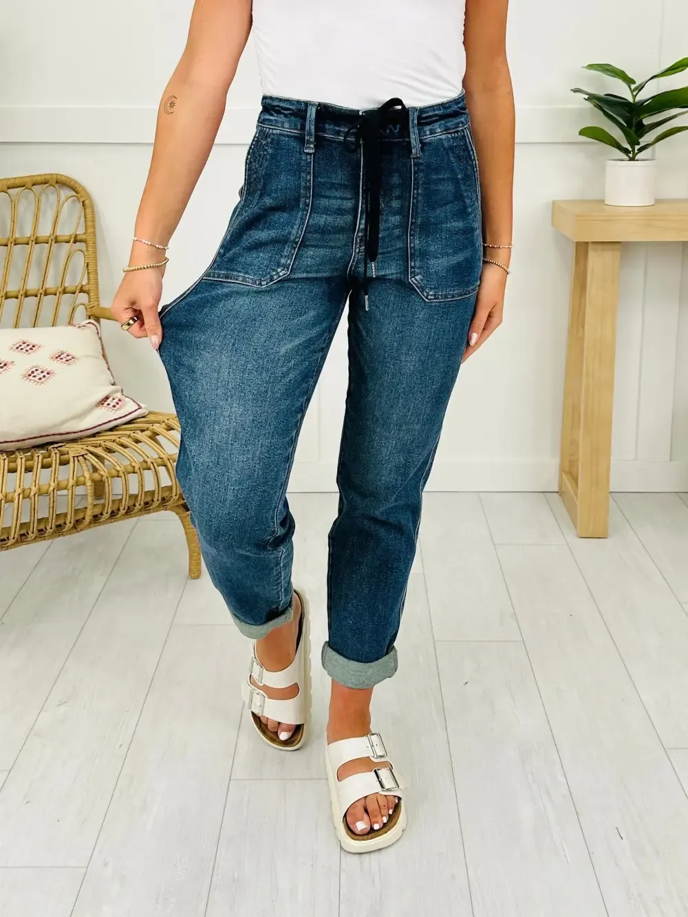 Judy Blue Something About You Denim Joggers