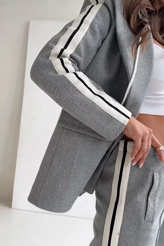 Women's fashion sports jacket and pants two-piece set