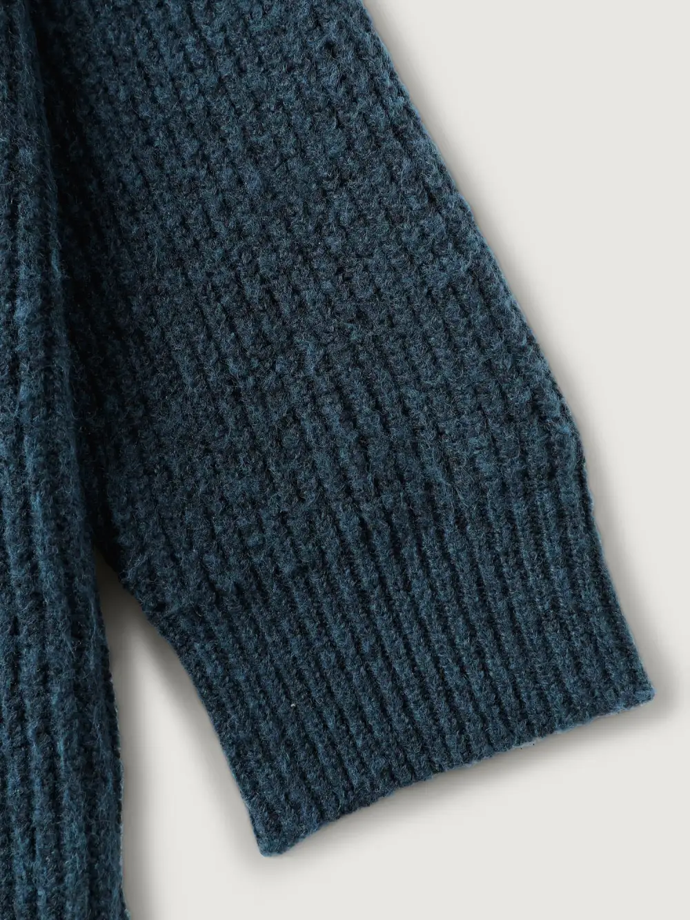 Supersoft Half-Button Placket Textured Solid Pullover