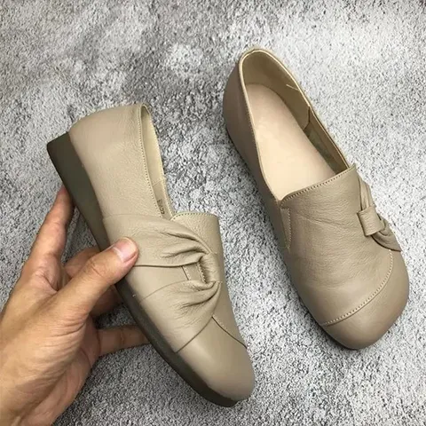 Women’s Leather Soft-soled Non-slip Shoes