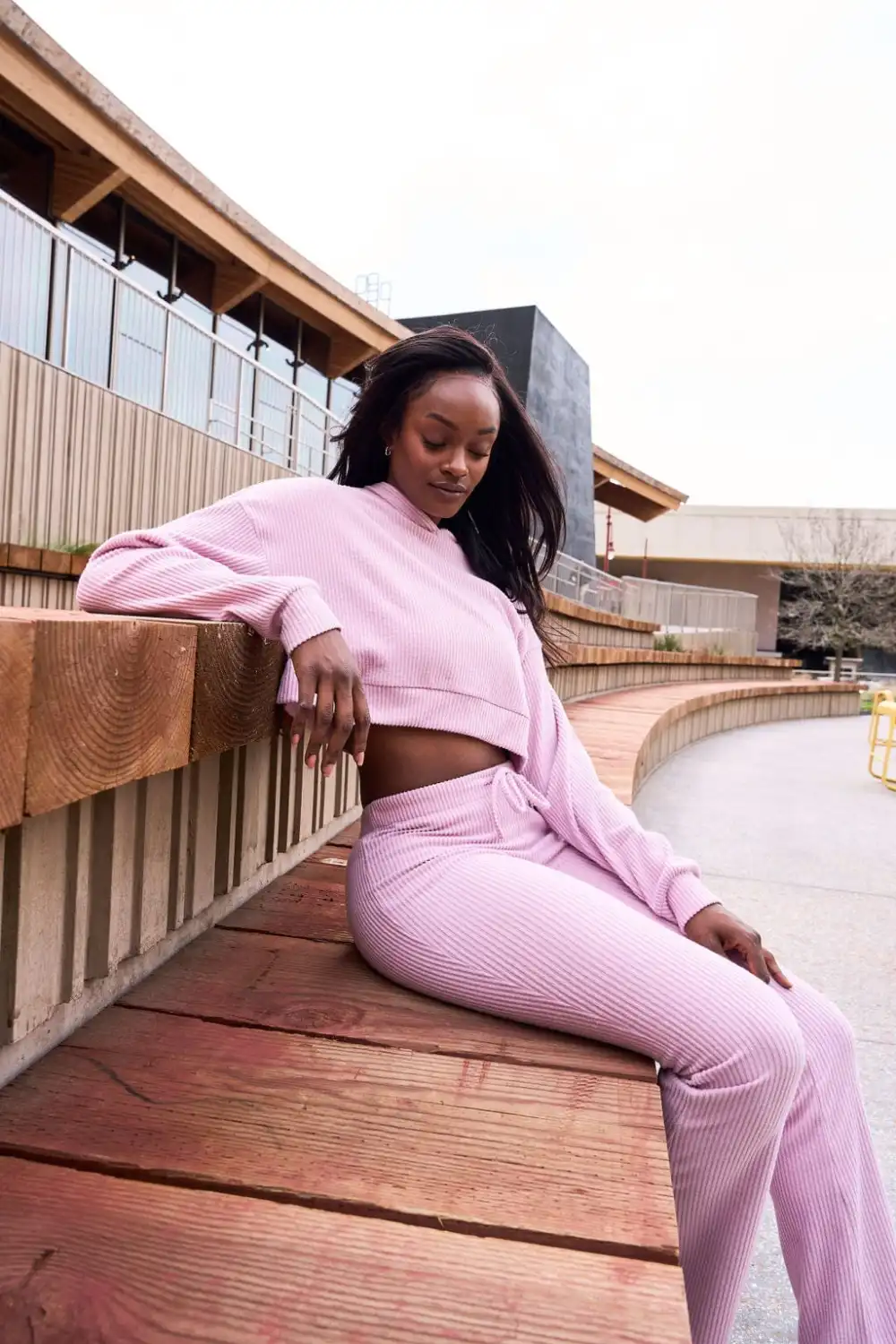 W545 Ava Crop Hoodie