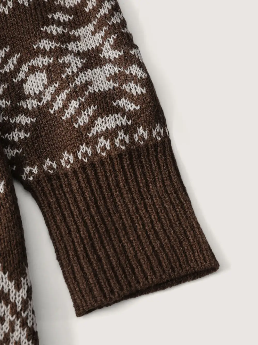 Polka Dots Kimono Collar Knit Cardigan