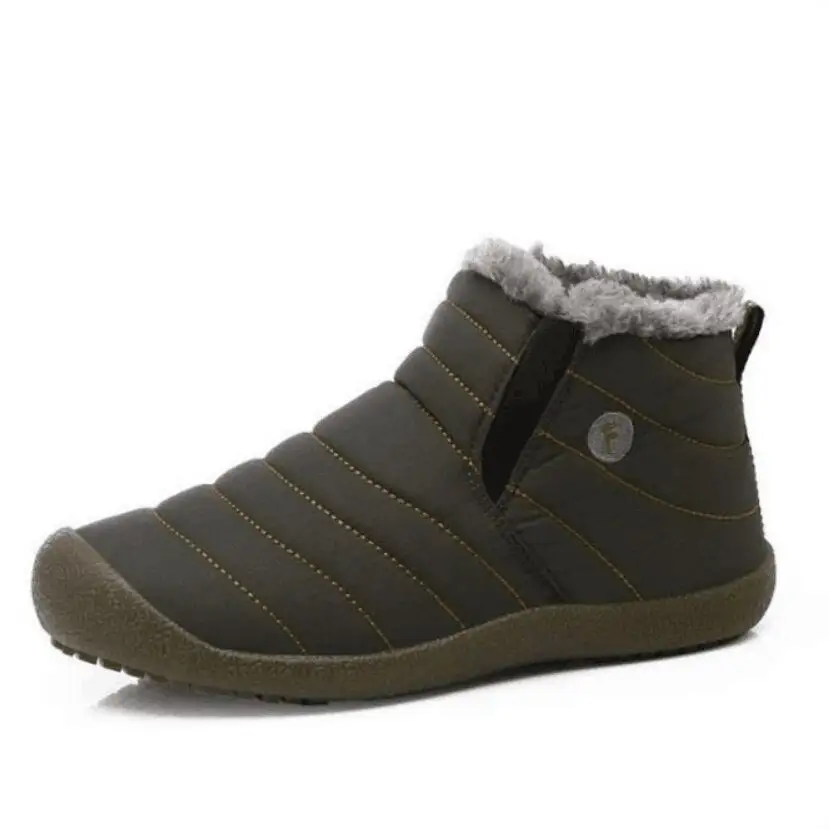 Cilool Women Warm Shoes Waterproof Non-slip Snow Boots
