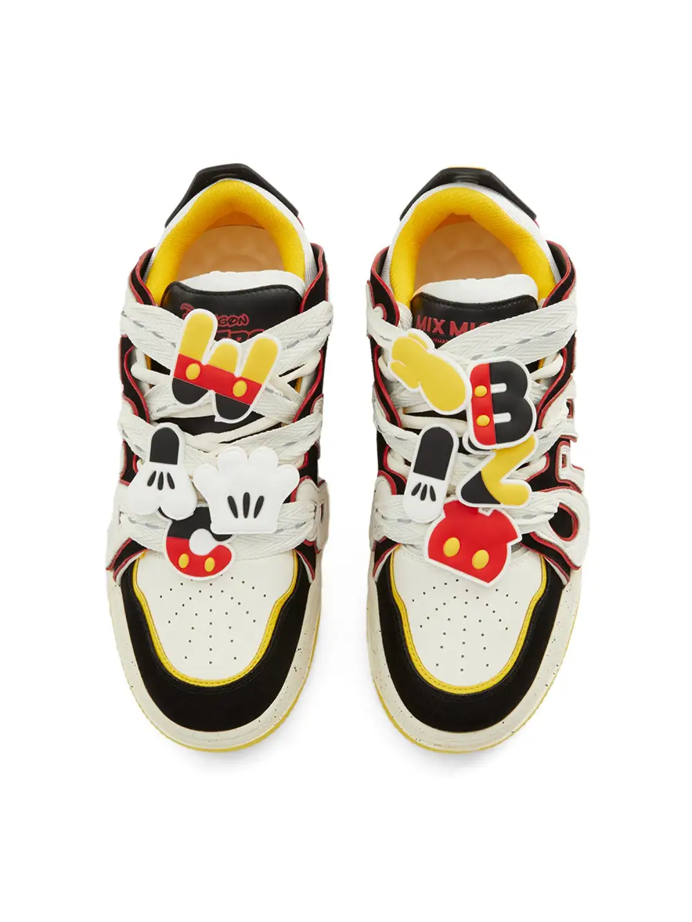 Design Color Block Letter Shoes - 1865