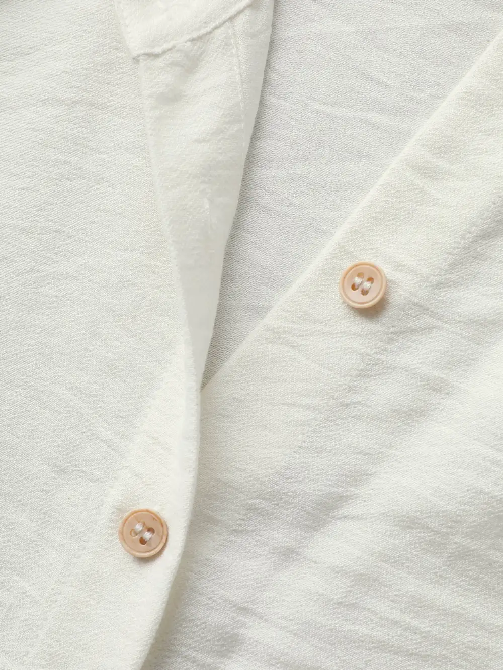 Front-Open Long Basic Blouse