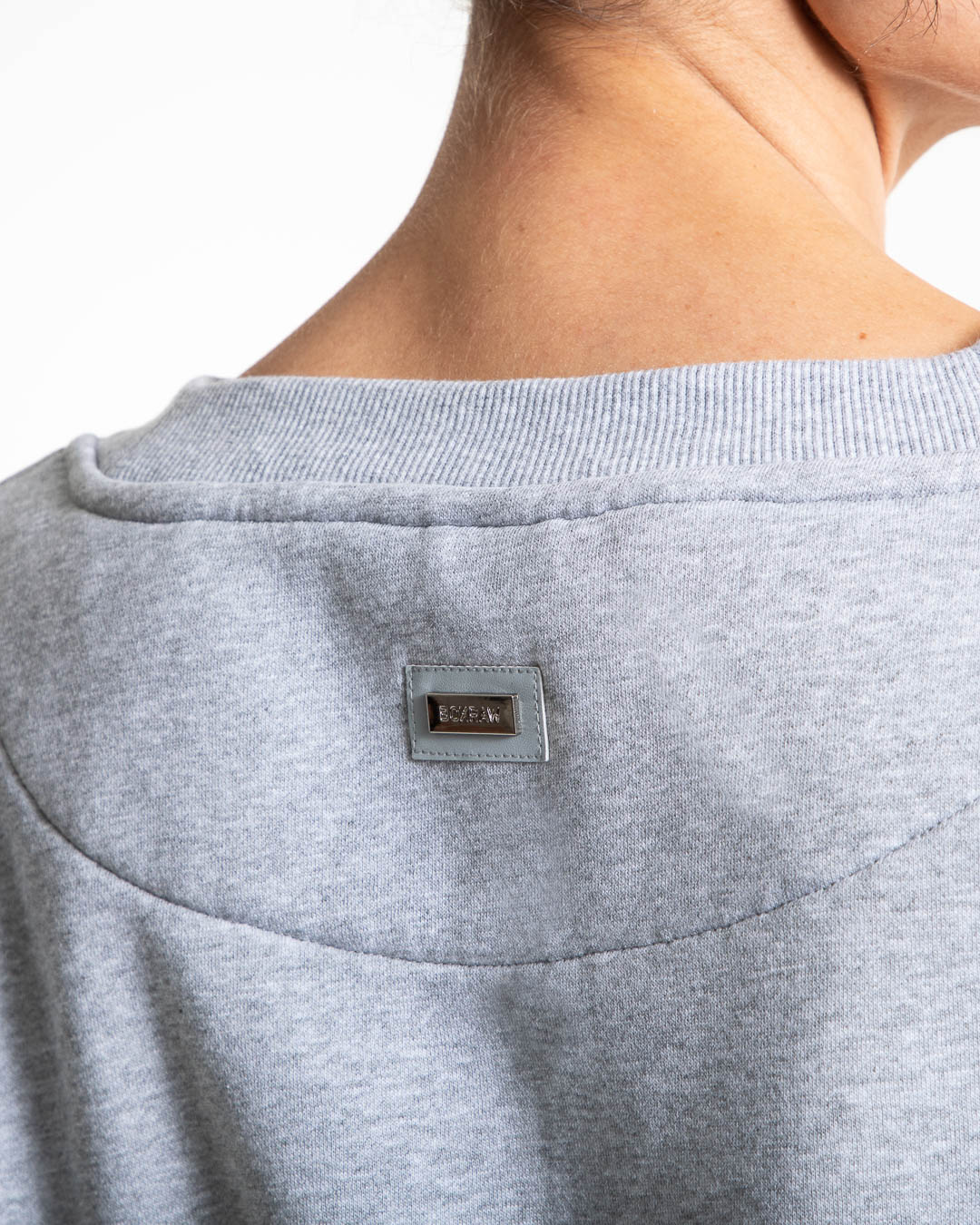 Johnson Cropped Sweatshirt - Grey