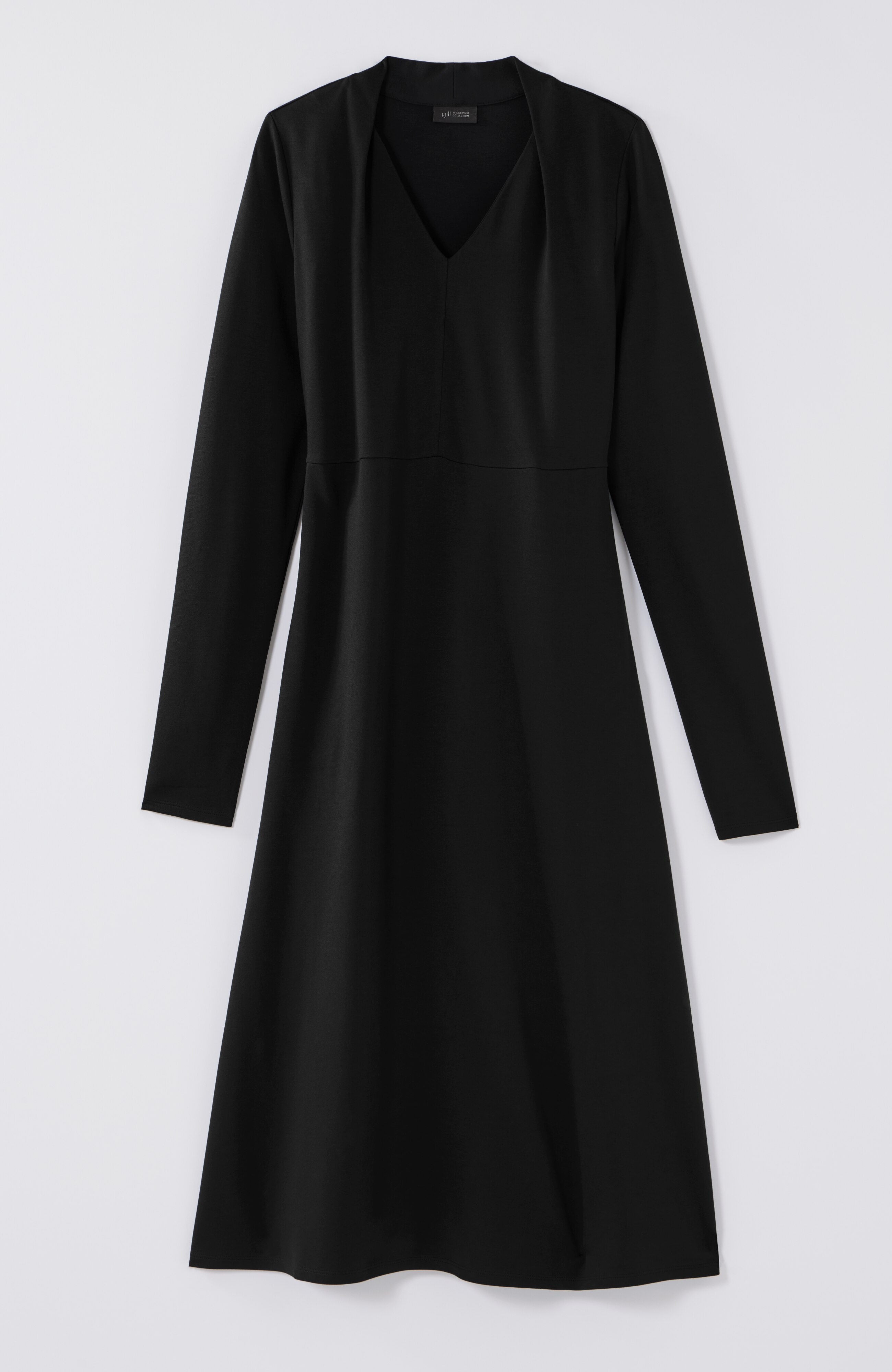 Wearever Double-Face Jersey Fit-And-Flare Dress