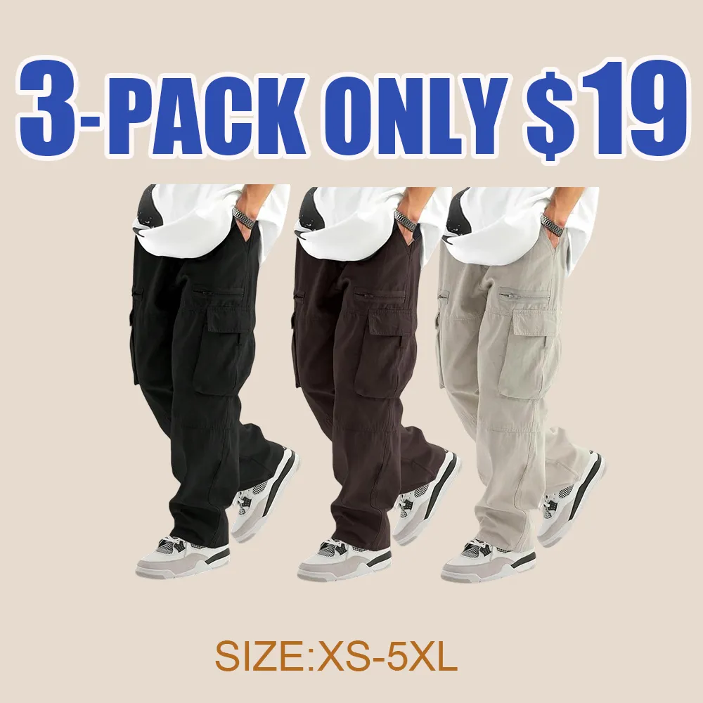 Unisex Loose Cargo Pants - Casual Comfy
