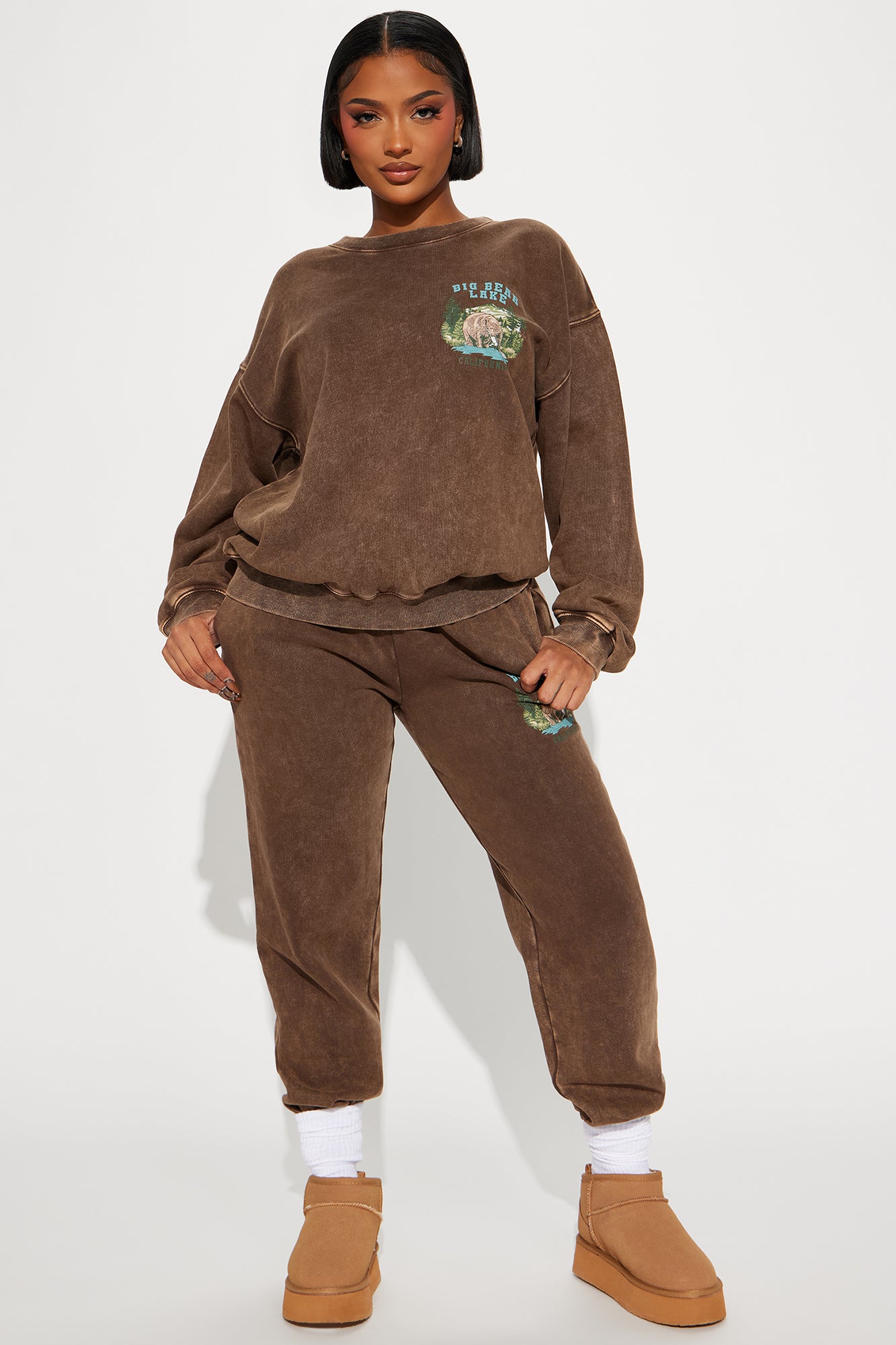 Big Bear Sweatsuit - Brown