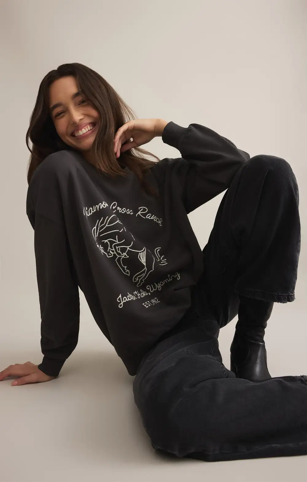 Bronc Embroidered Sunday Sweatshirt