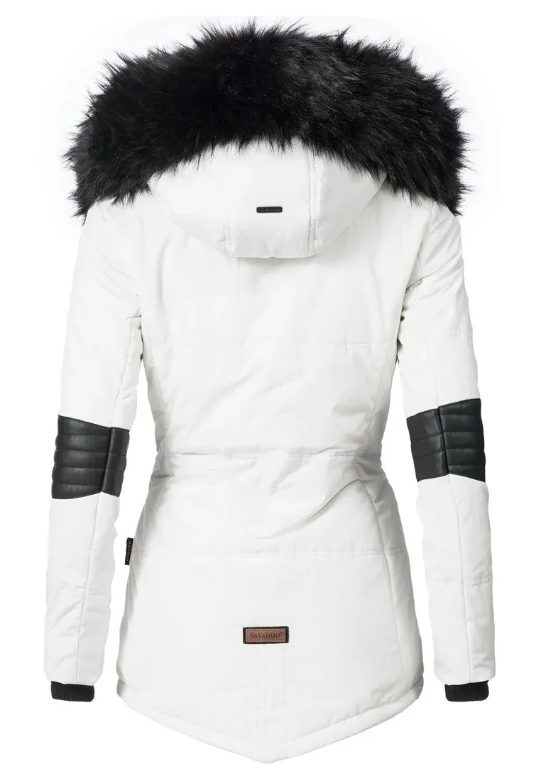 Winter short  parka coat black