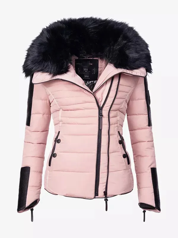 Ladies hooded warm winter jacket