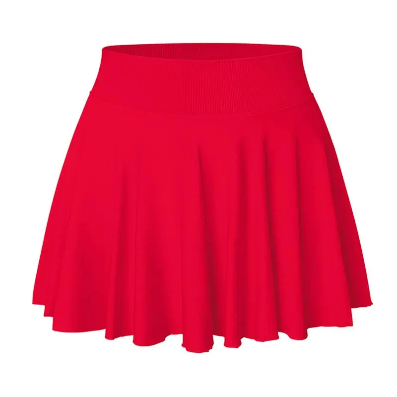Women's Flowy Basic Stretch Mini Skirt – Casual & Versatile