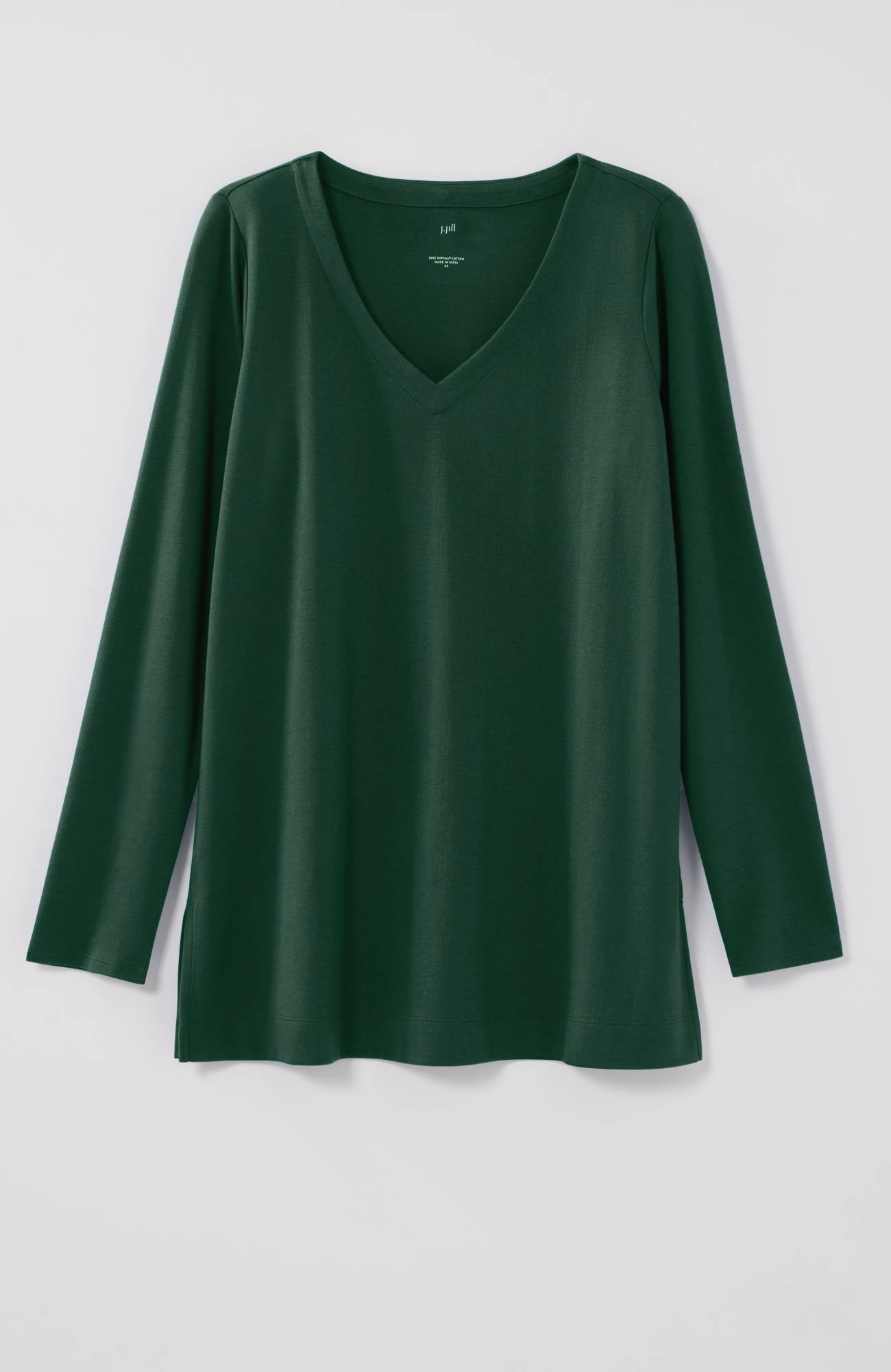 Simply Supima® Side-Slit Tunic