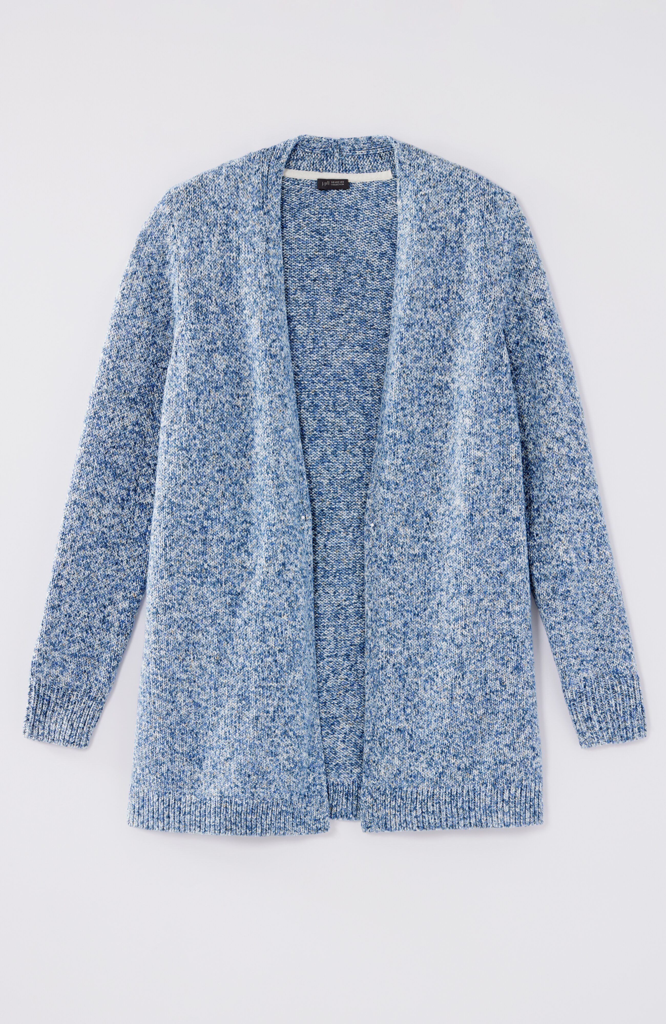Wearever Tweed Open-Front Cardi