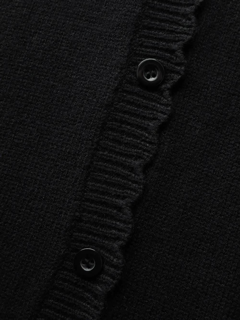 Supersoft Floral Embroidery Buttons Knit Cardigan