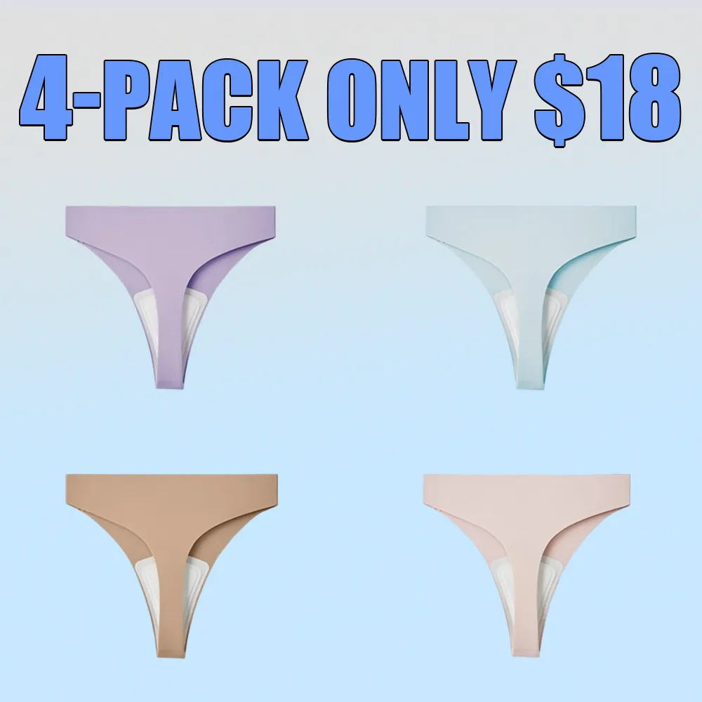 Women's Seamless Camel Toe Cover Thongs – G-String Underwear