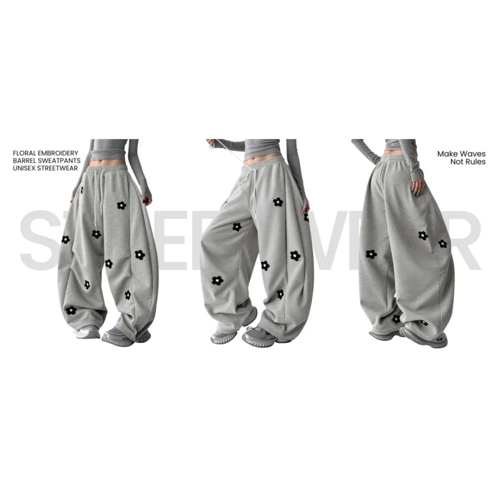 Unisex Baggy Barrel Sweatpants