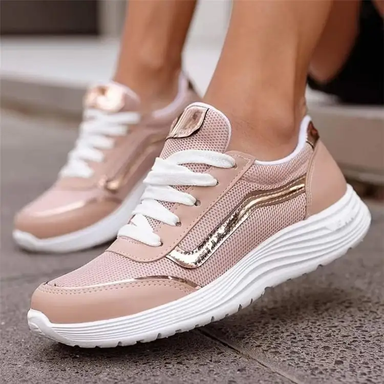 2023 Platform Fashion Mesh Casual Sneakers