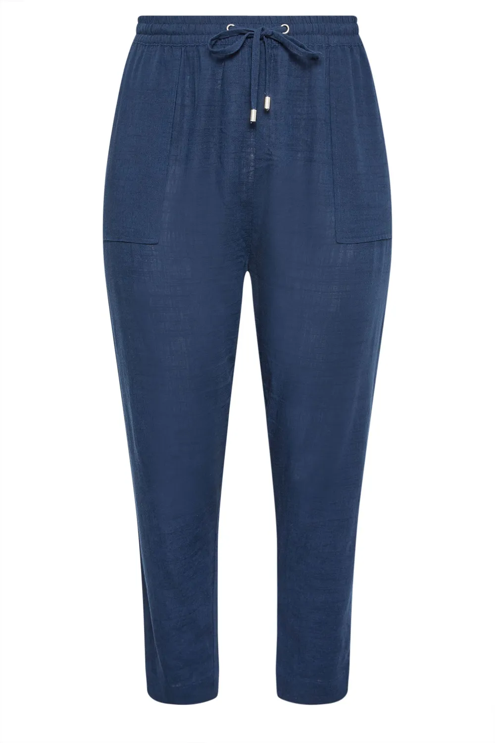 YOURS Curve Black Linen Joggers