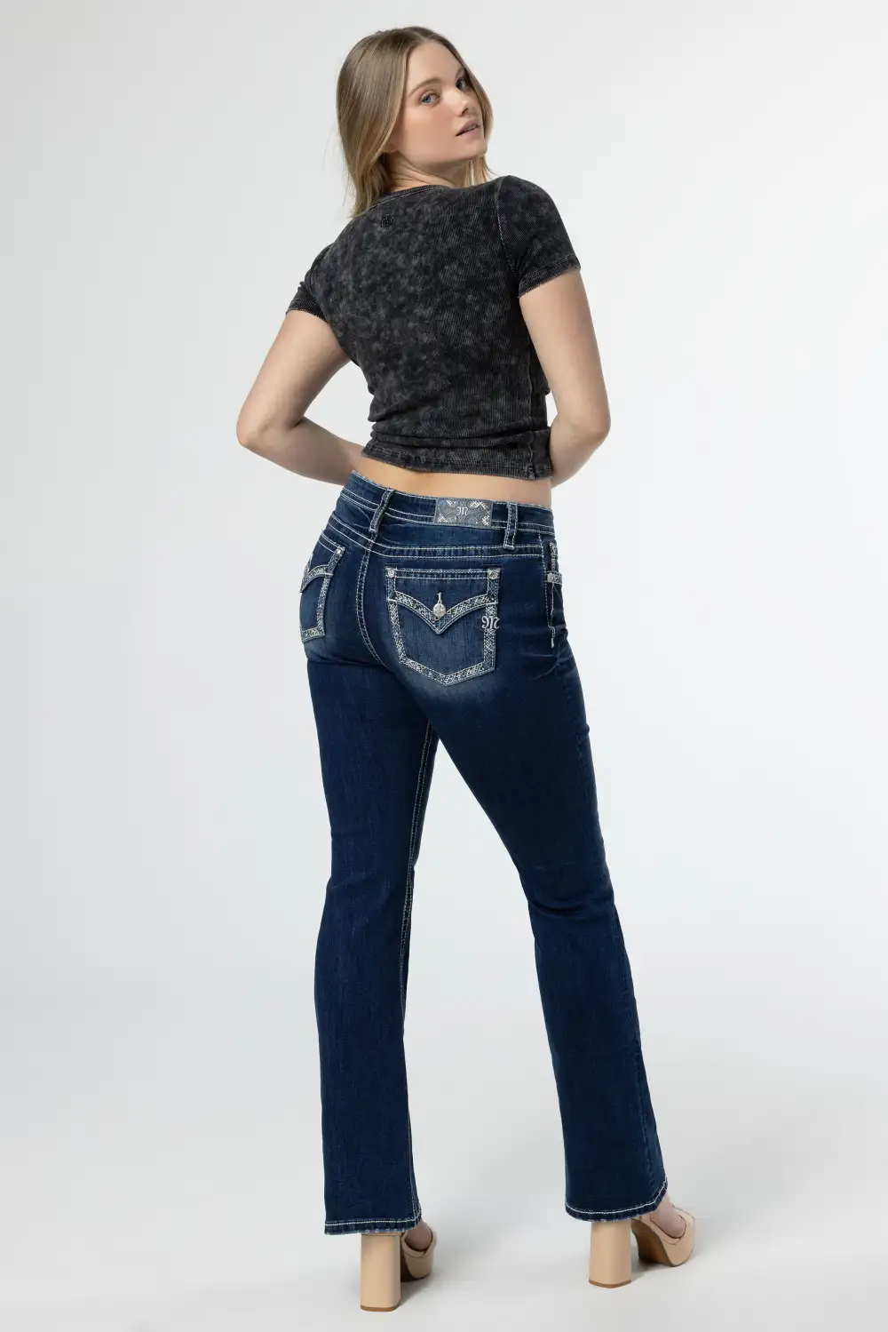 Hint of Blue Bootcut Jeans