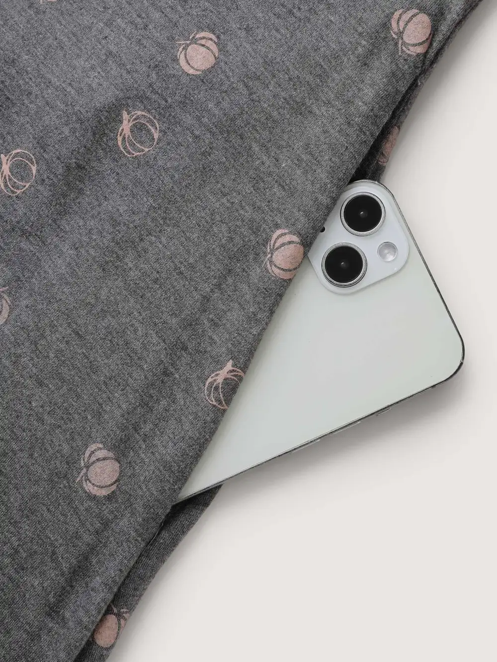 Halloween Print Stretchy V-Neck Lounge Dress