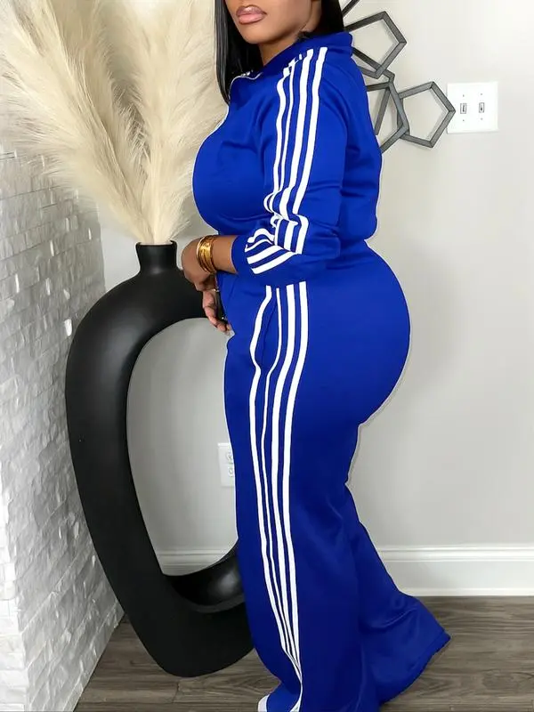Women's Tracksuit Set: Long Sleeve Zip Jacket & Pants