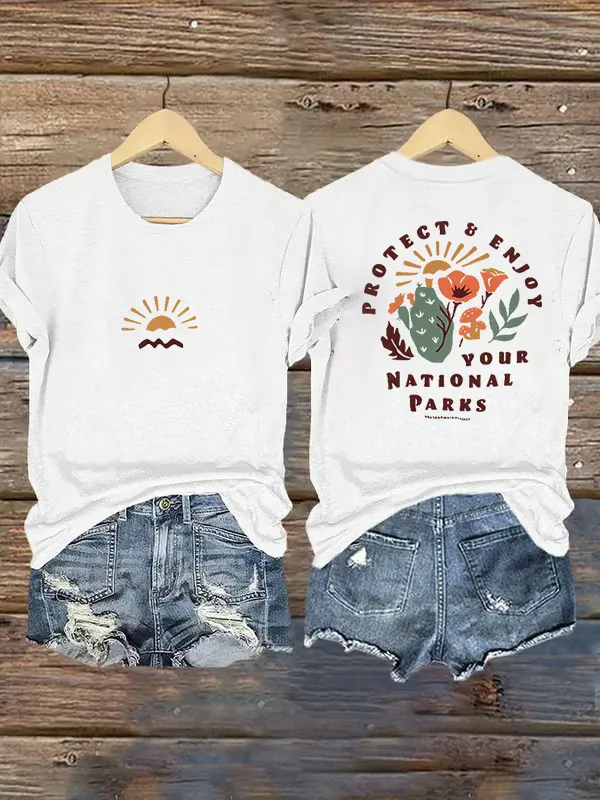 Protect And Enjoy Unisex Short Sleeve Tee