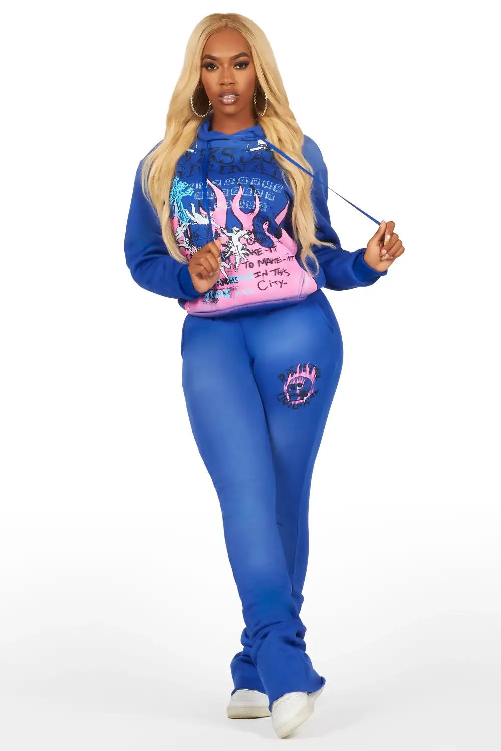 Leaira Royal Blue Super Stacked Trackset