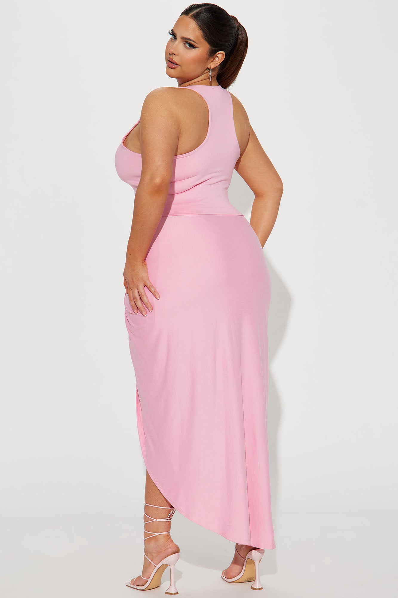 Lanie Maxi Skirt Set - Pink