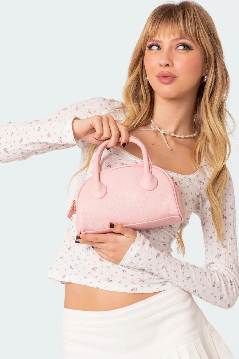 Baby Doll Faux Leather Hand Bag