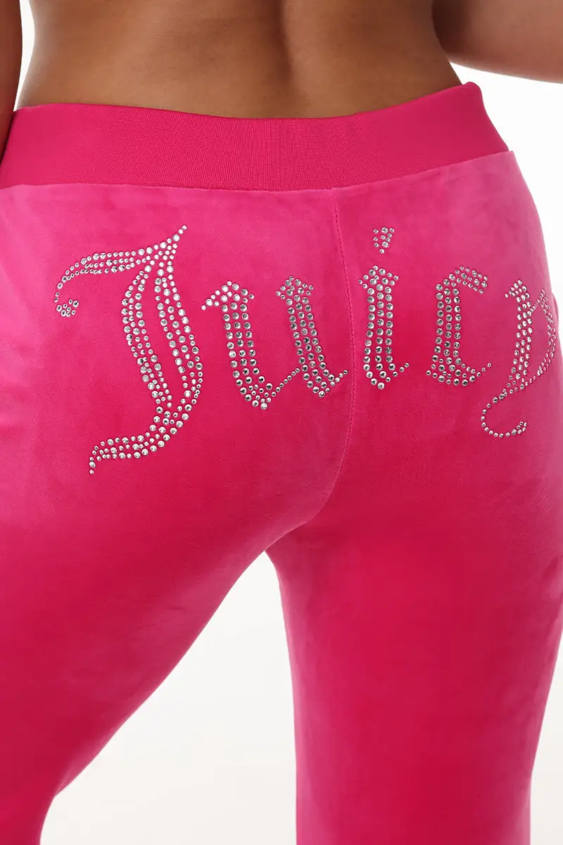 OG Big Bling Velour Track Pants