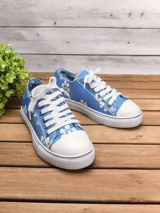 All Season Canvas Sneaker Heel Casual Flats