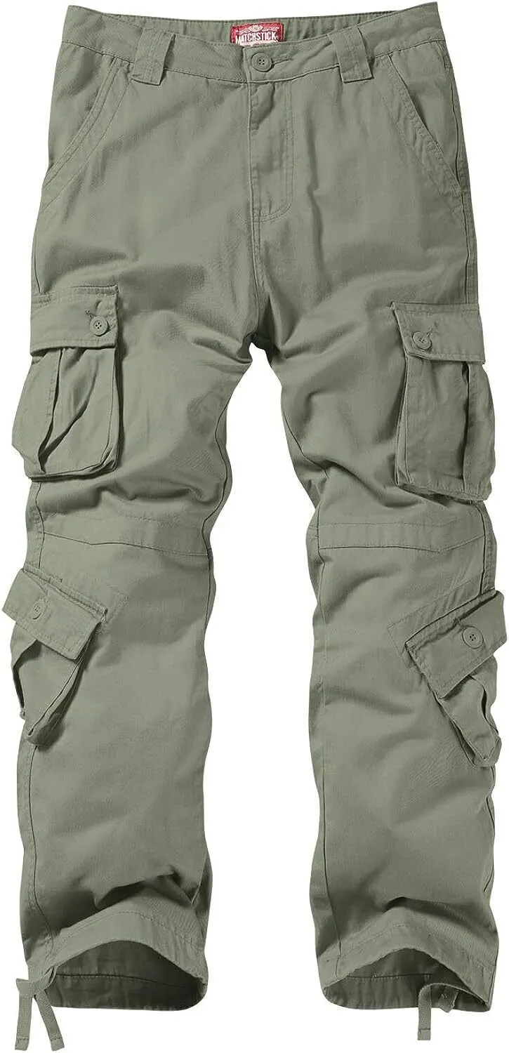 8 - Pack Match Men's Wild Cargo Pants