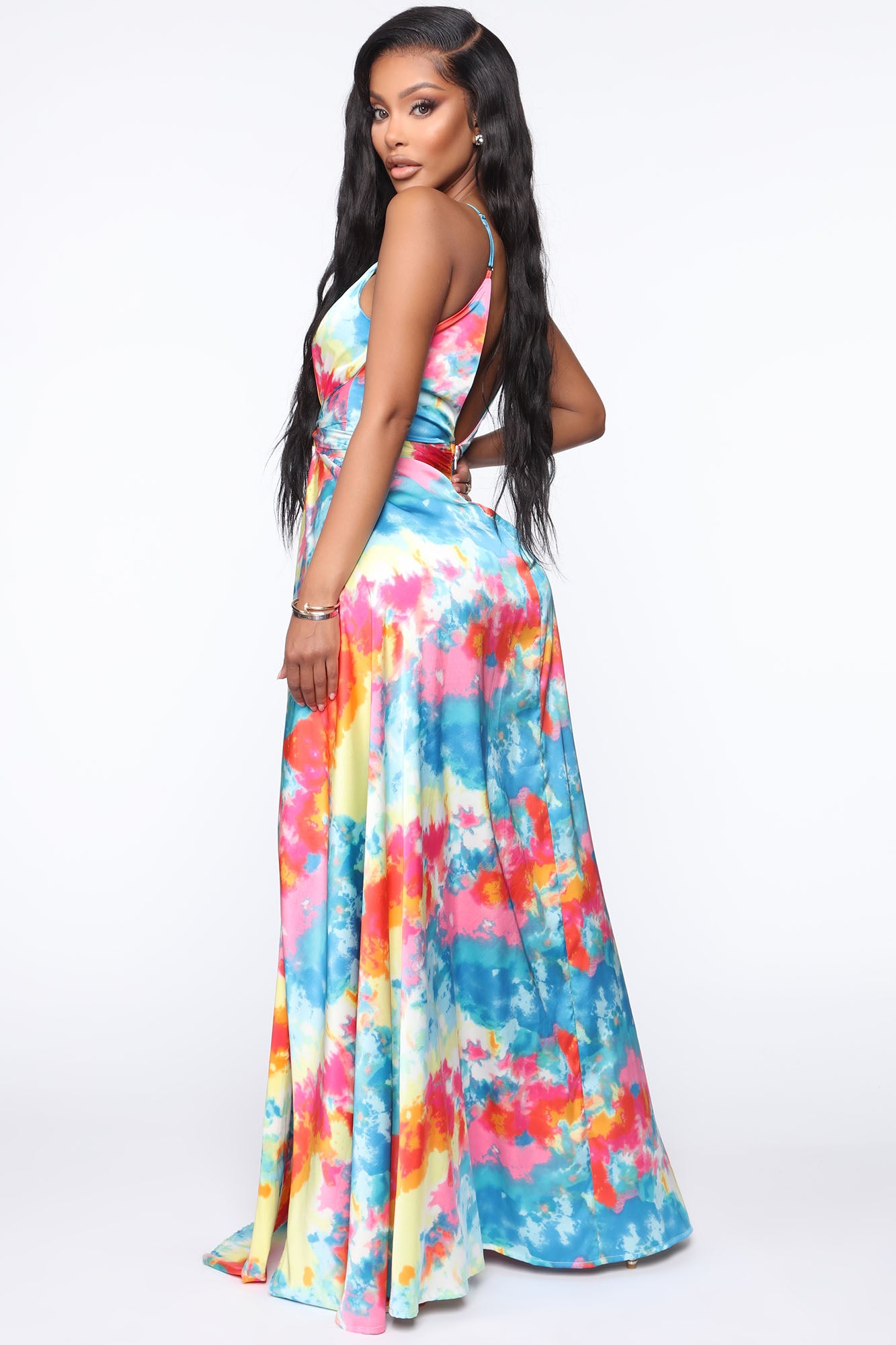 Painting In Color Maxi Dress - Multi Color