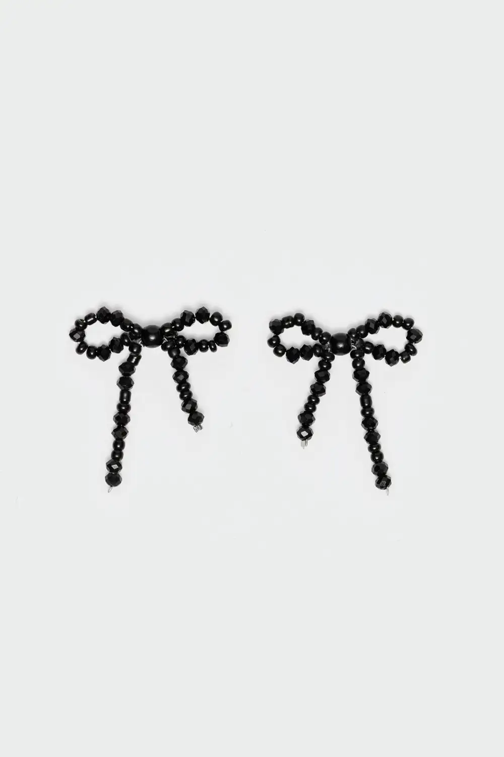 Beaded Bow Earrings