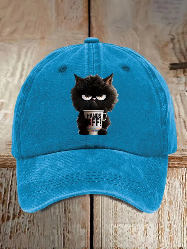 Unisex Cat Stop Washable Cotton Hat