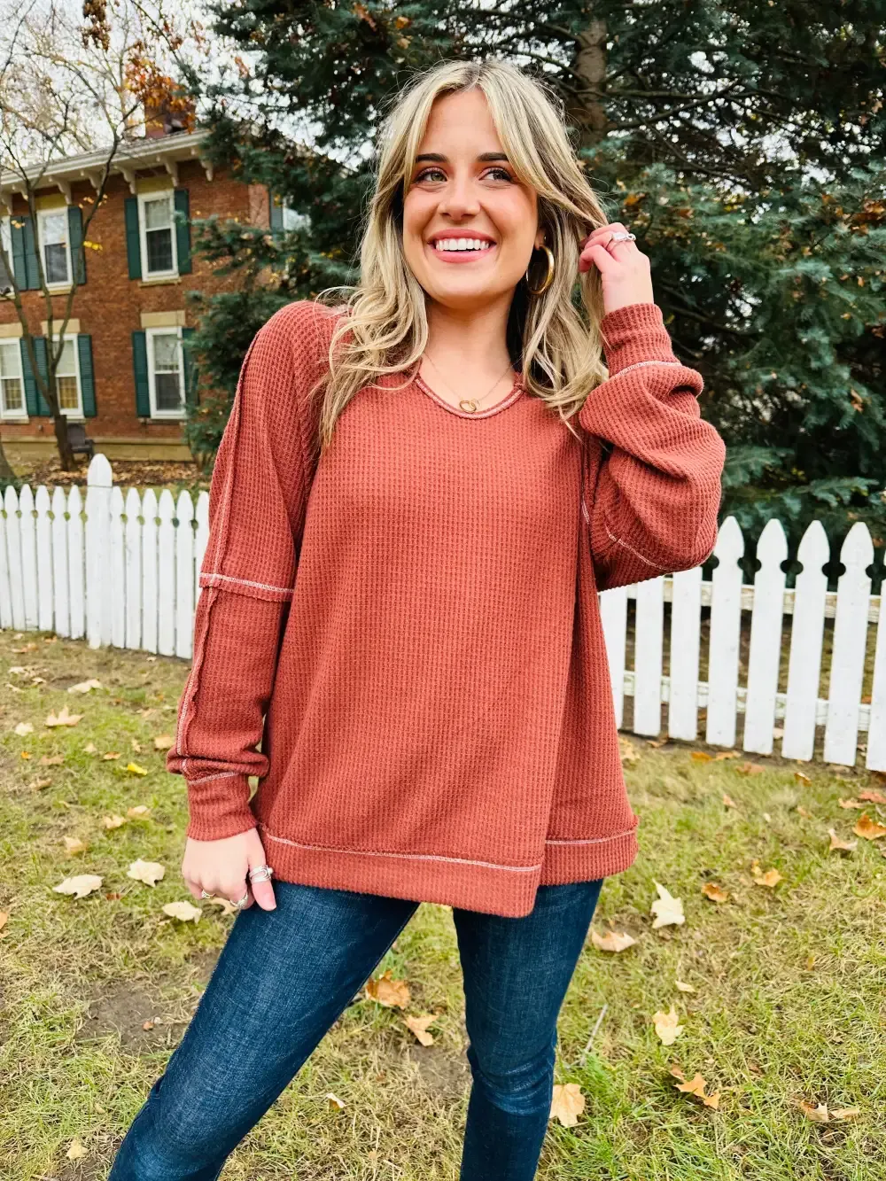 REG/CURVY Falling for Comfort Pullover- Multiple Colors!