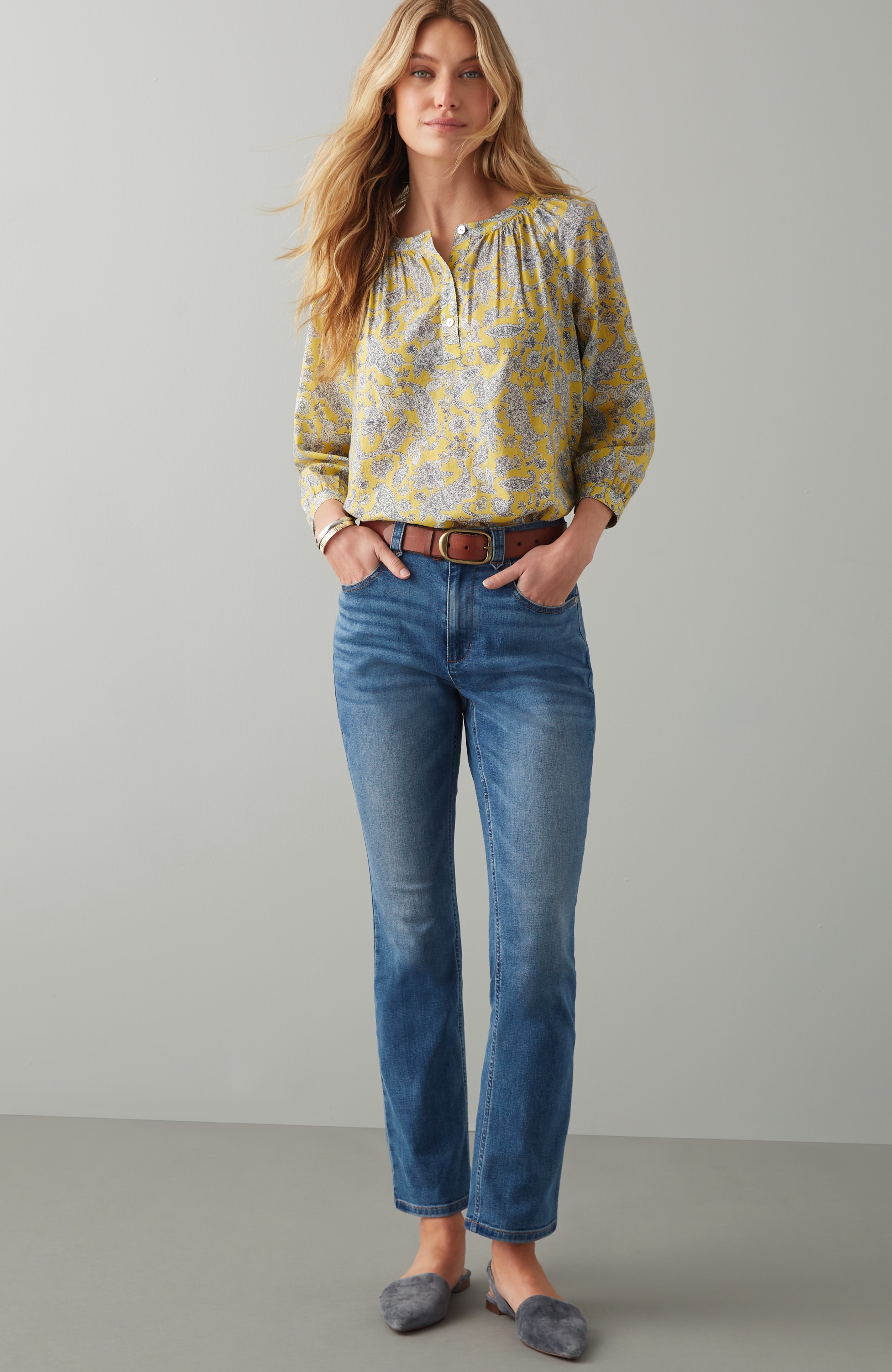 Cotton Voile Pullover Top