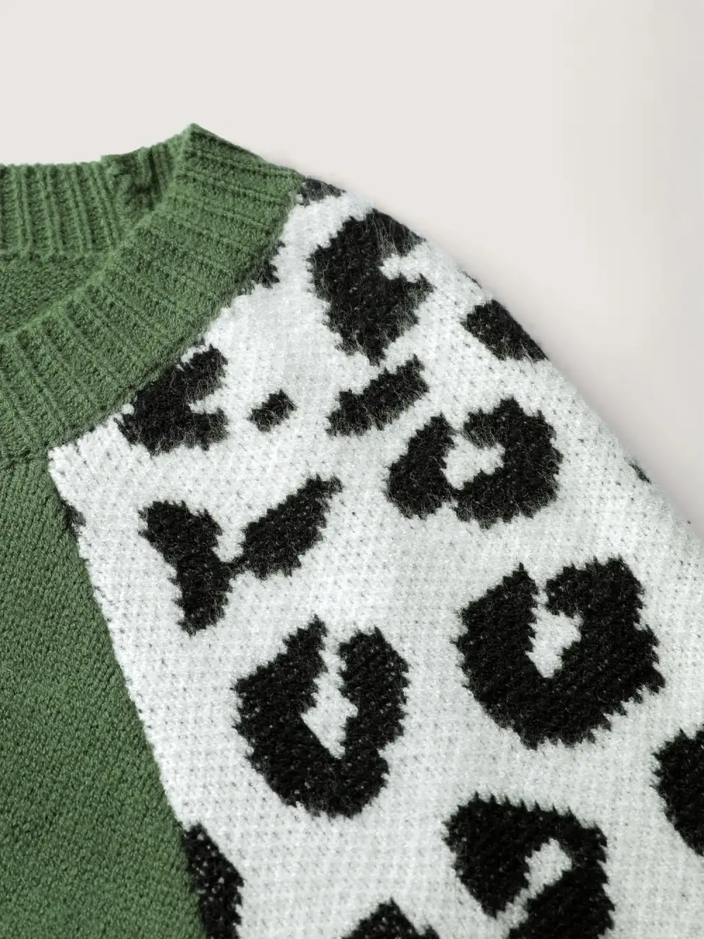 Supersoft Leopard Print Raglan Sleeve Pullover