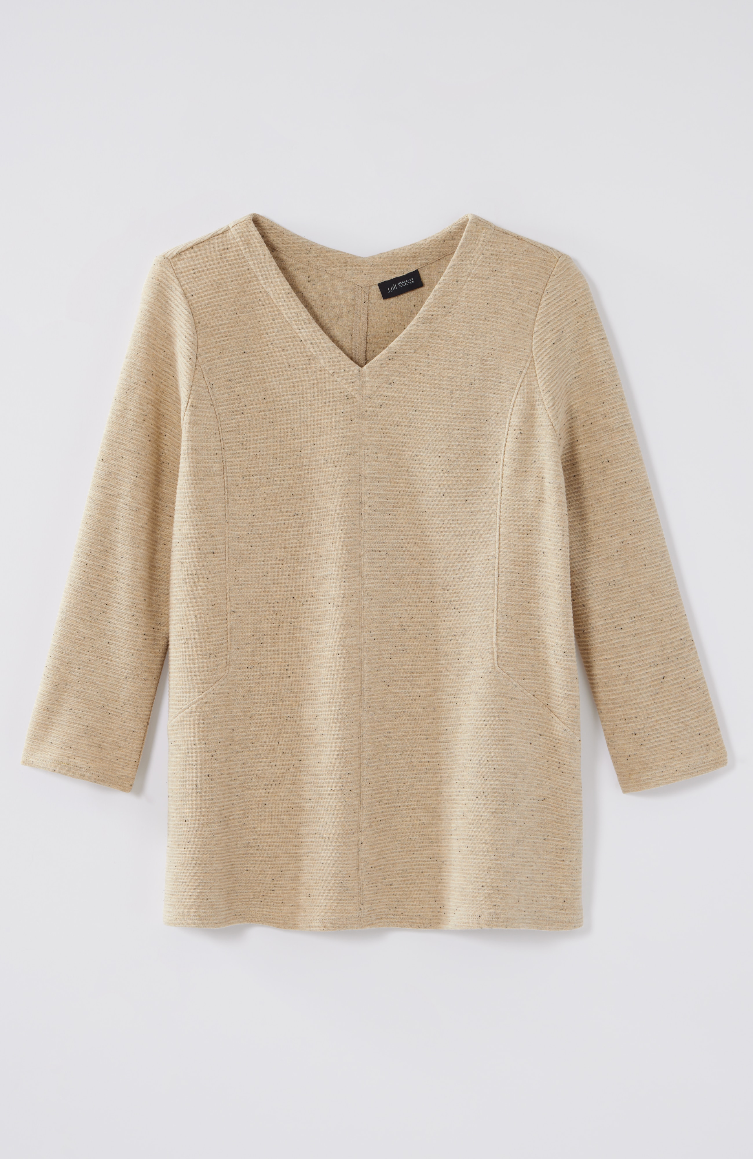 Wearever Double V-Neck Ottoman Top