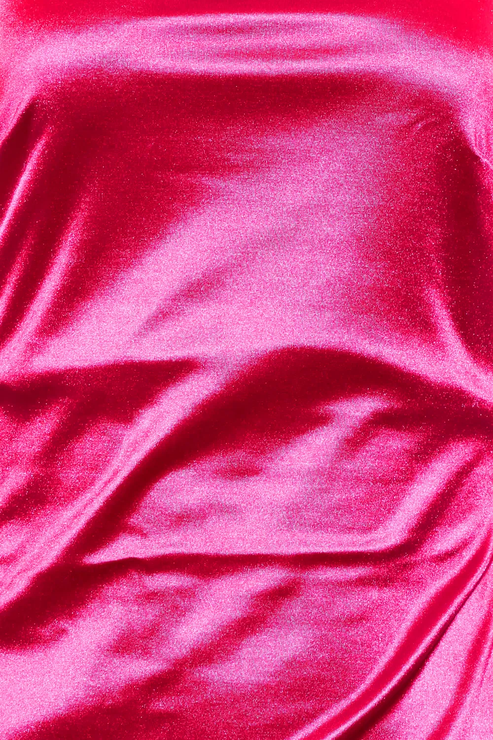 LTS Tall Hot Pink Diamante Strap Satin Mini Slip Dress