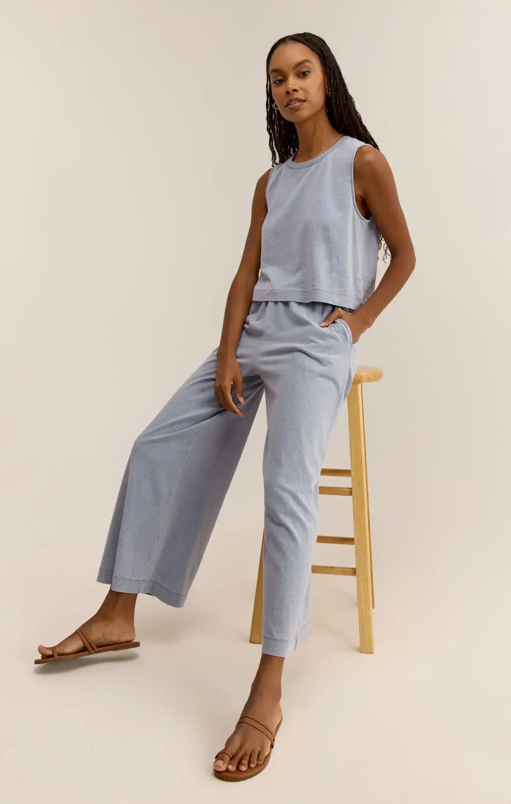 Scout Jersey Knit Denim Pocket Pant
