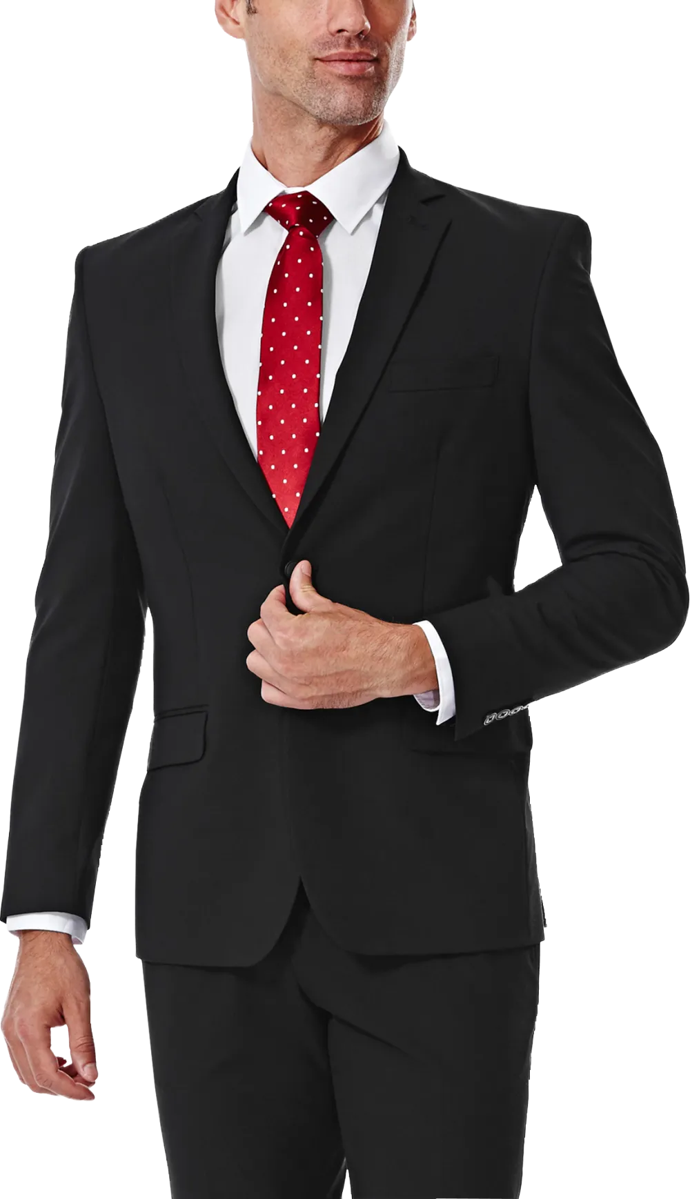 Haggar J.M. Haggar™ 4 Way Stretch Slim Fit Flat Front Suit Jacket