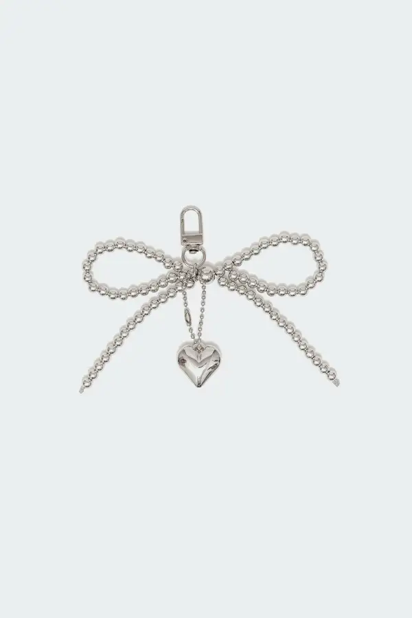 Tied Up Heart Purse Charm