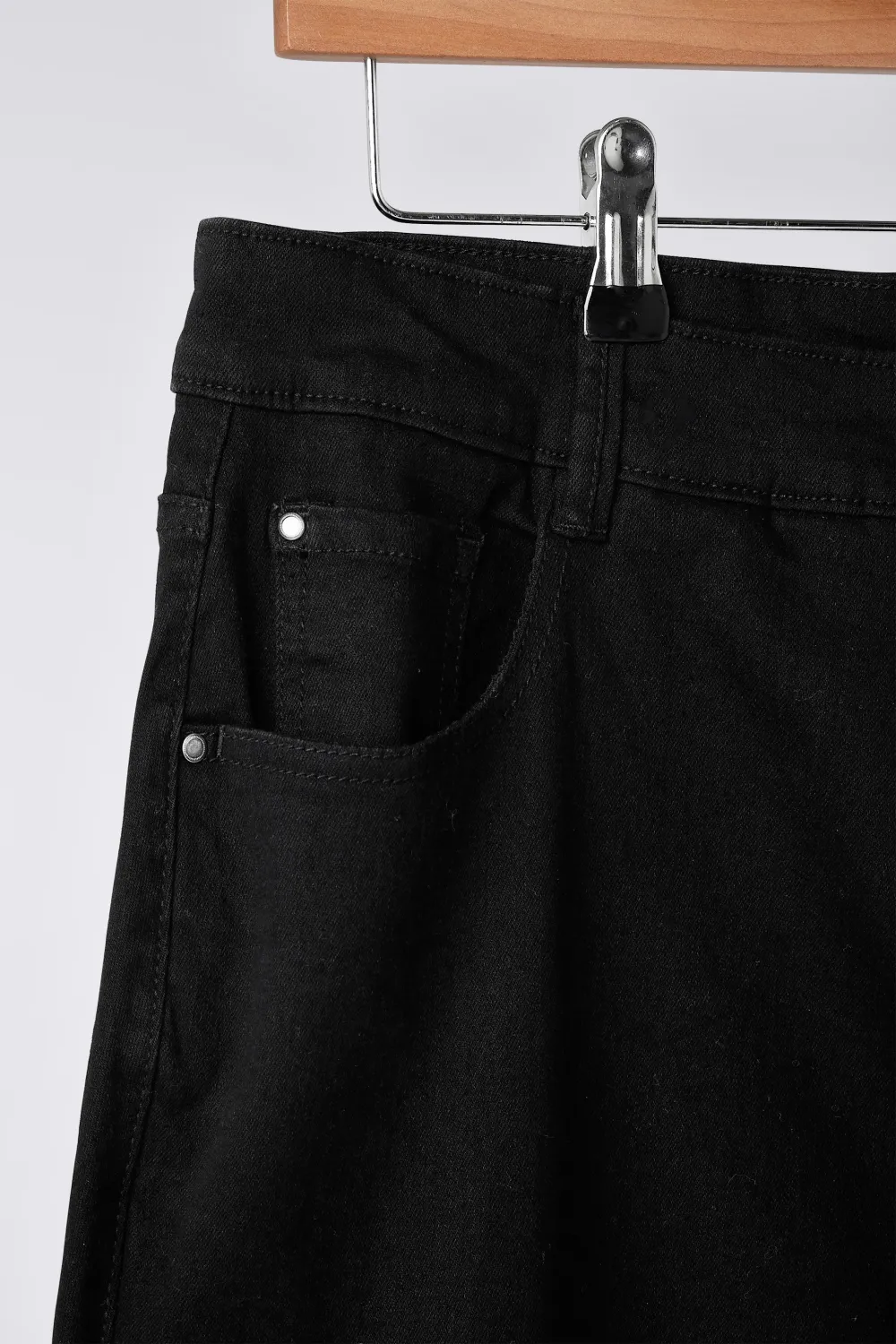 EVANS Curve Blue Mid Wash Straight Leg Jeans