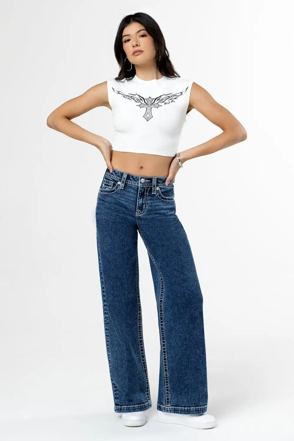 Going Rouge Wide Leg Jeans