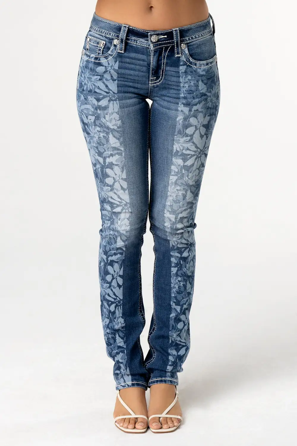 True Bloom Straight Jeans