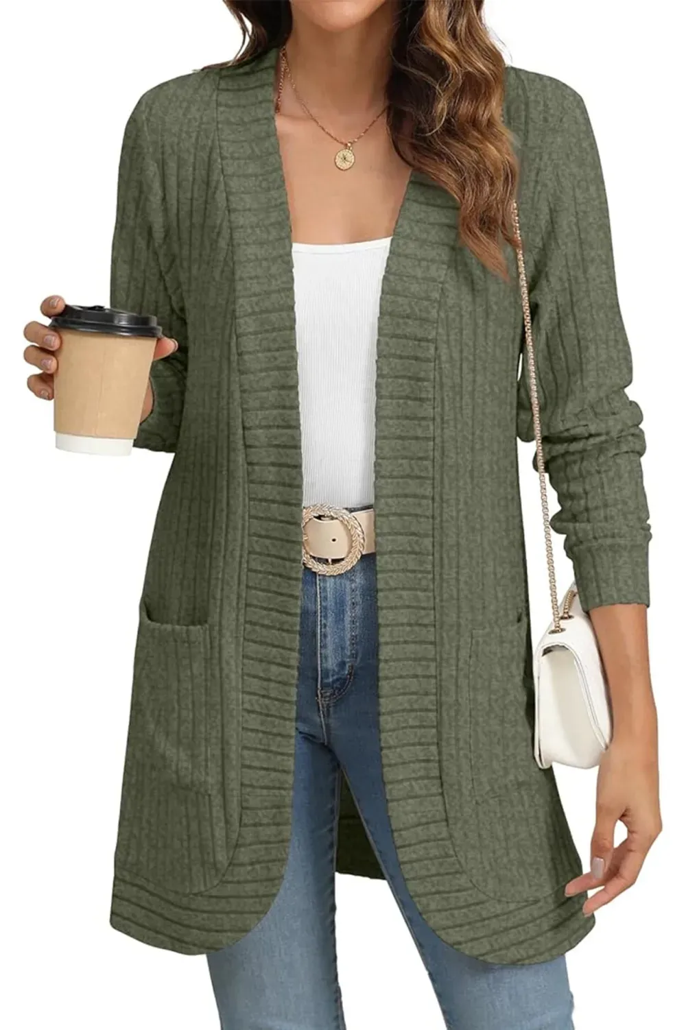 ⚡ONLY TODAY ⚡Women Long Sleeve Open Front Cardigan