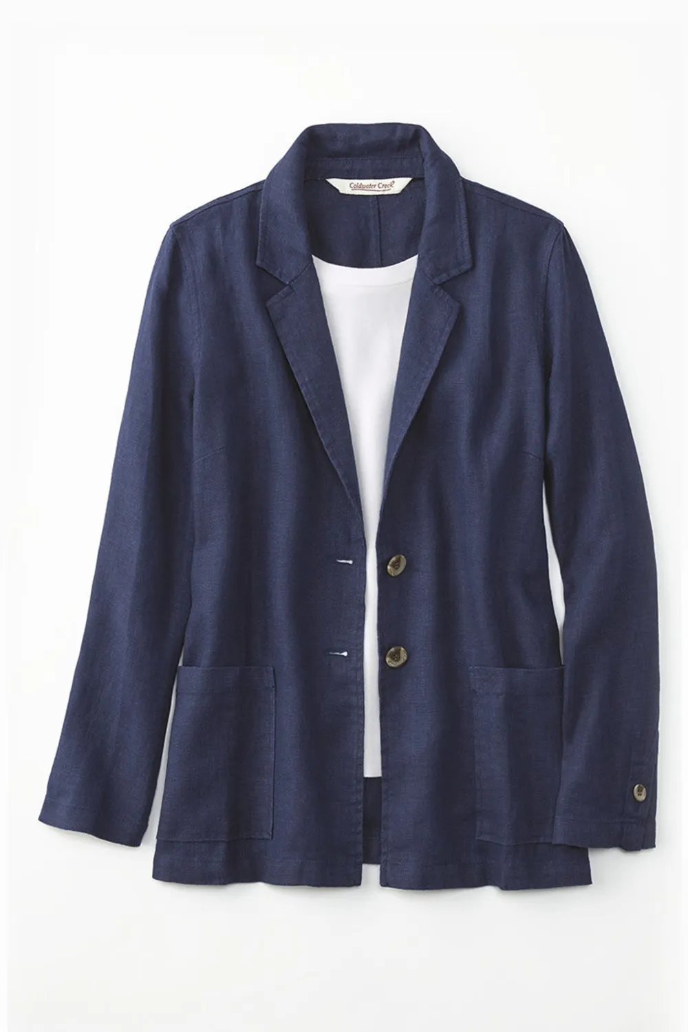Linen Boyfriend Jacket